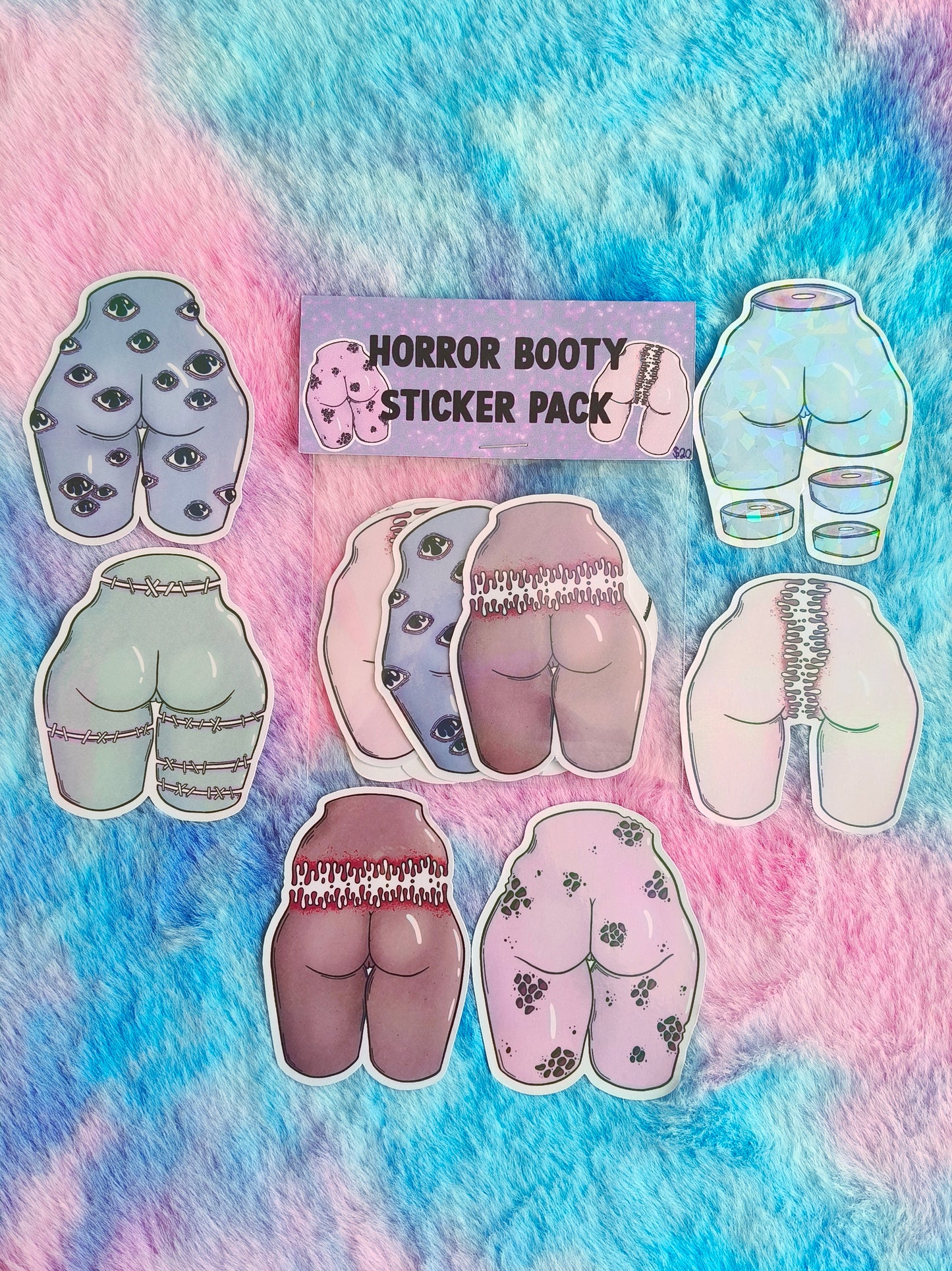 Horror booty Sticker Pack