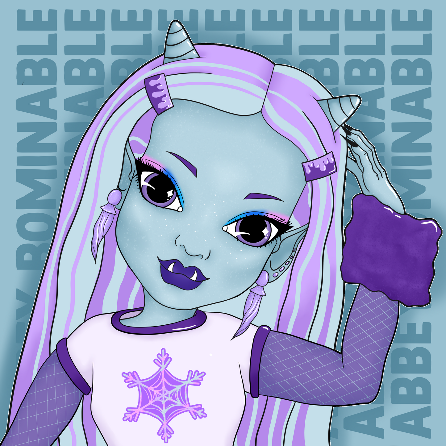 Abby G3 Monster High A5 square Print