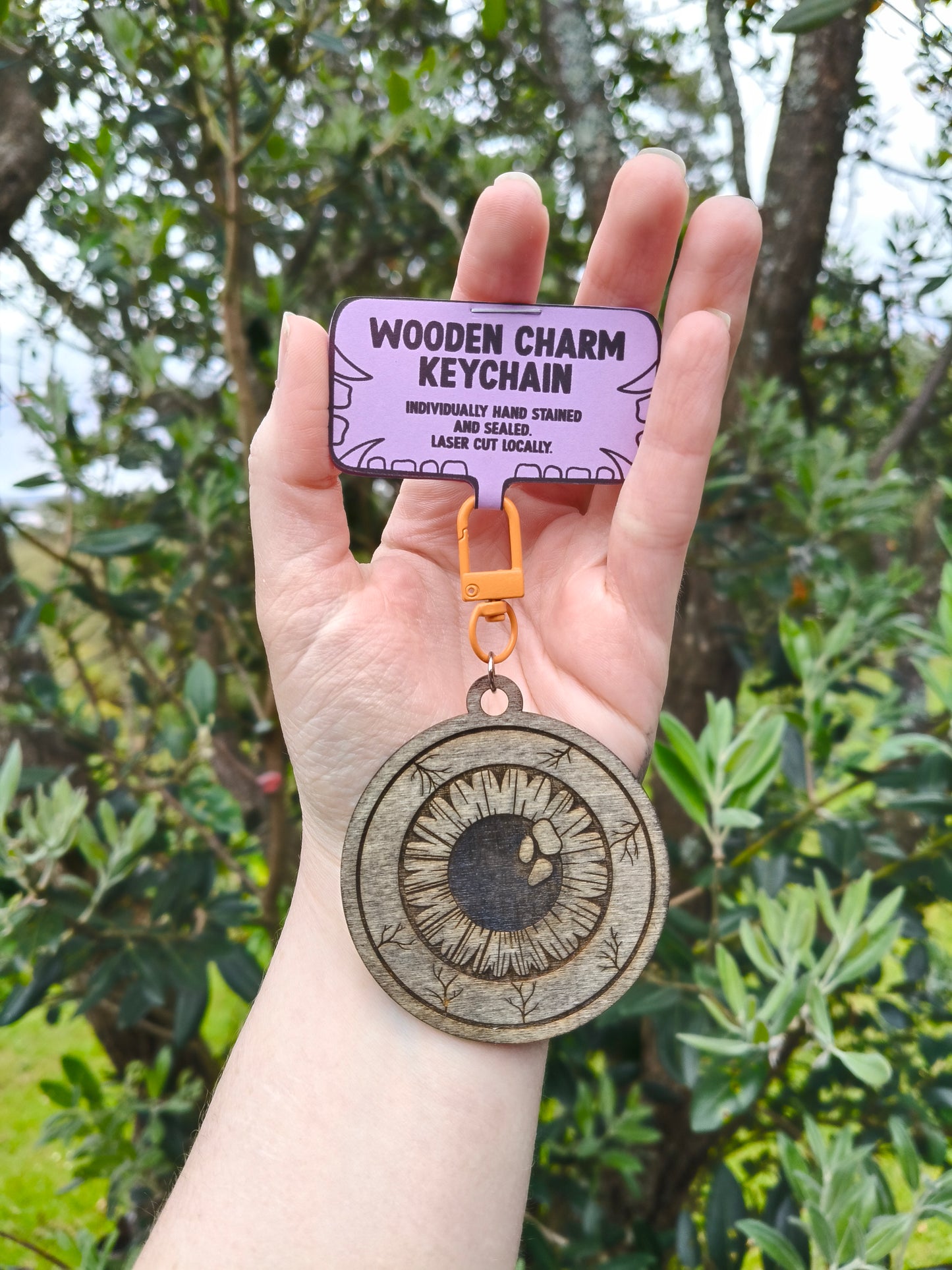 Eyeball - Wooden Charm