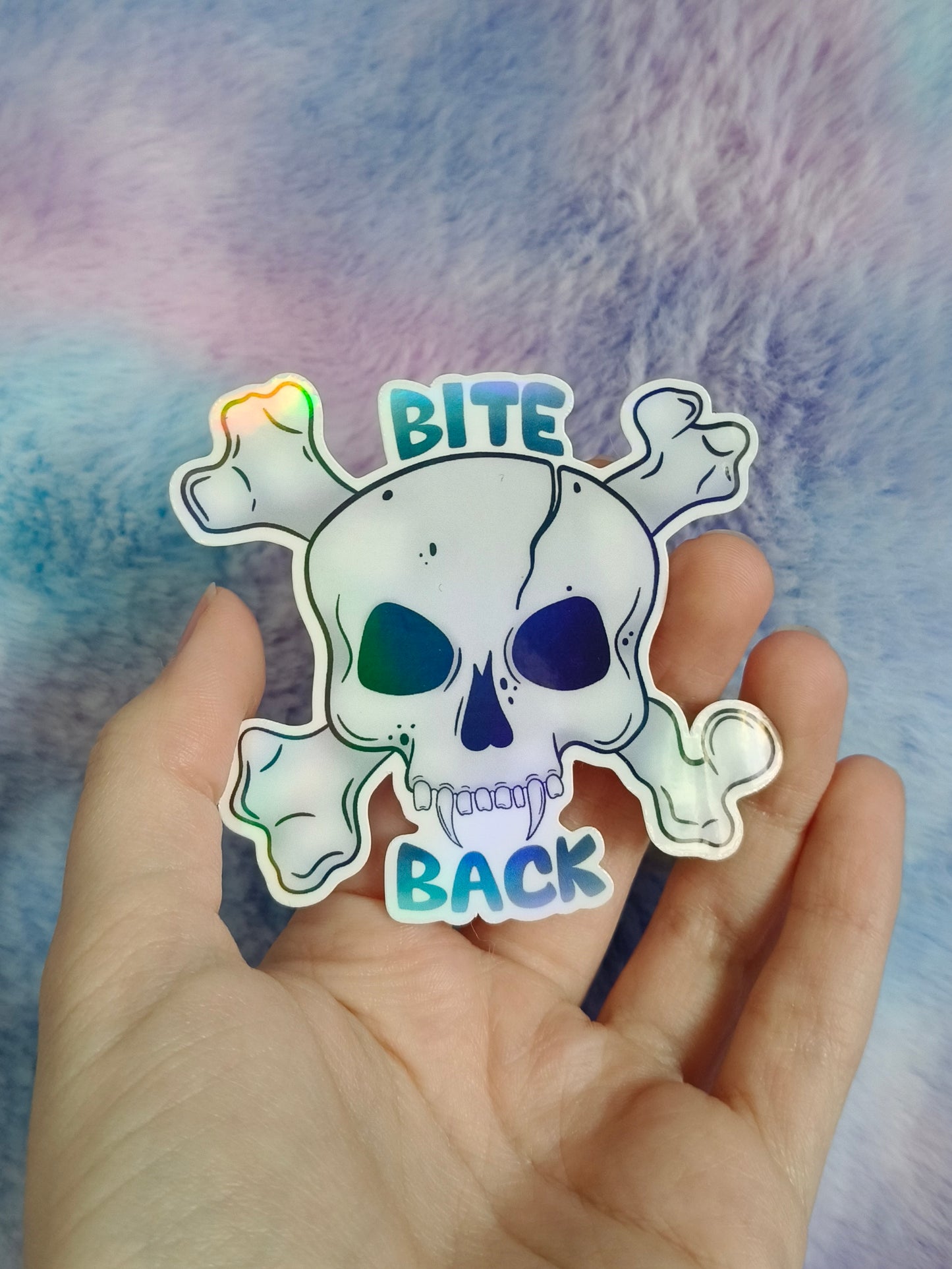 Bite back Sticker