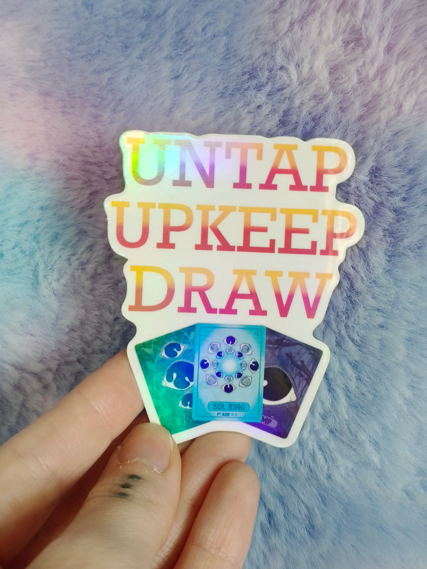 Untap Upkeep Draw Sticker