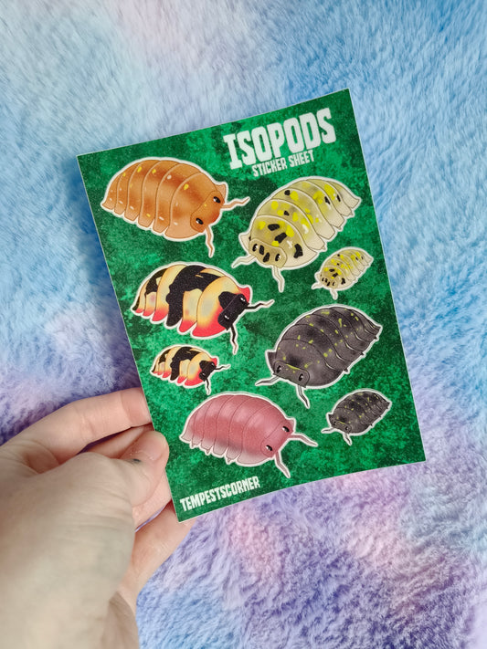 Isopods Sticker Sheet