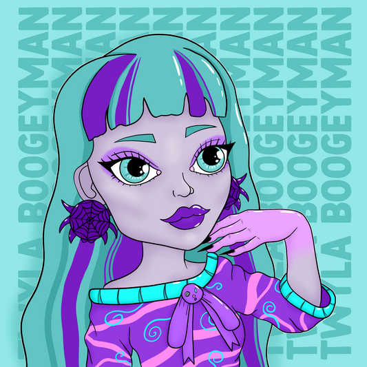 Twyla G3 Monster High A5 square Print