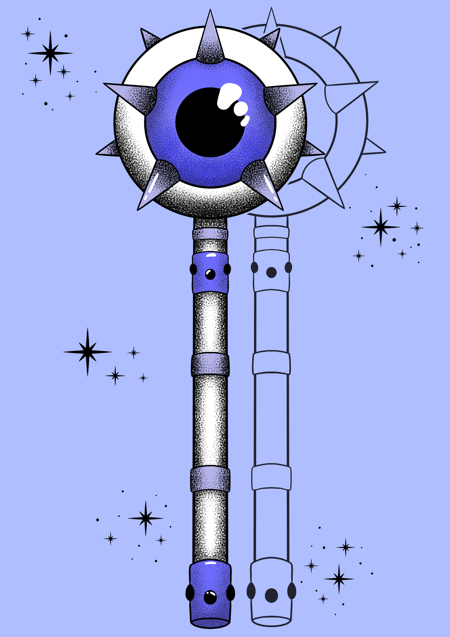 Eye Mace A5 Print