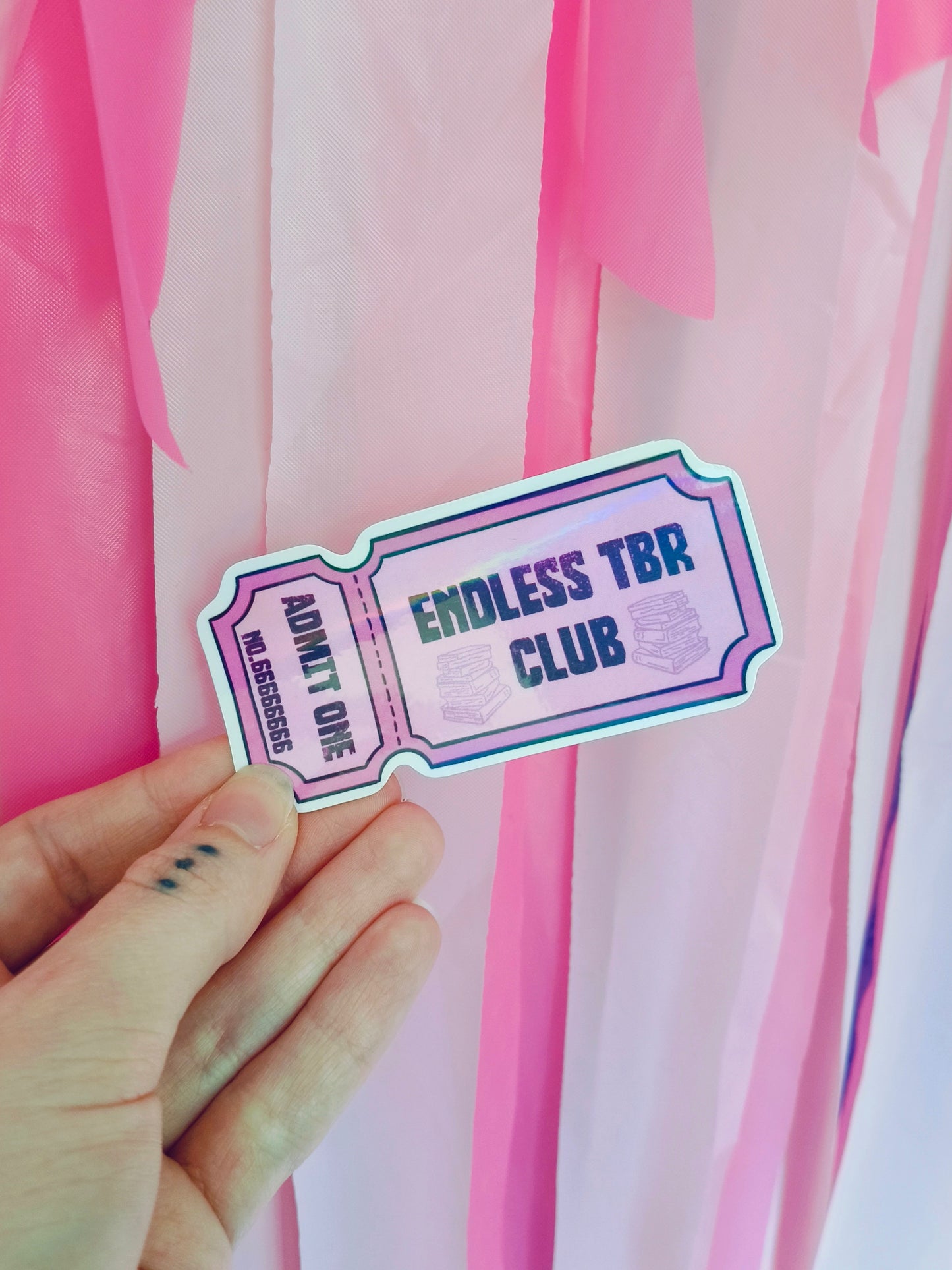 Endless TBR Club Sticker