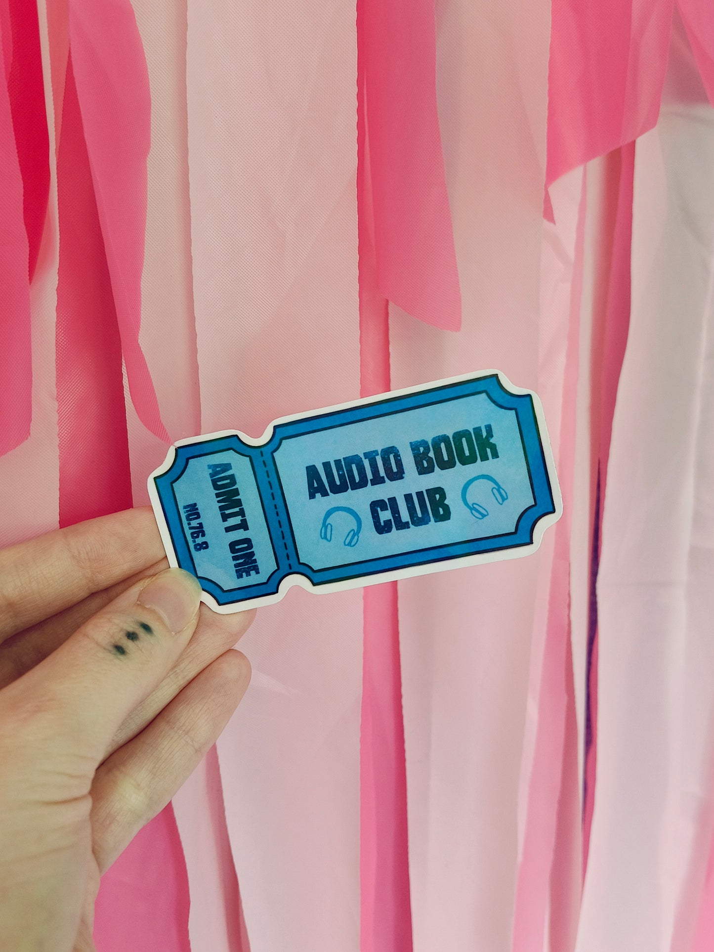 Audiobook Club Sticker