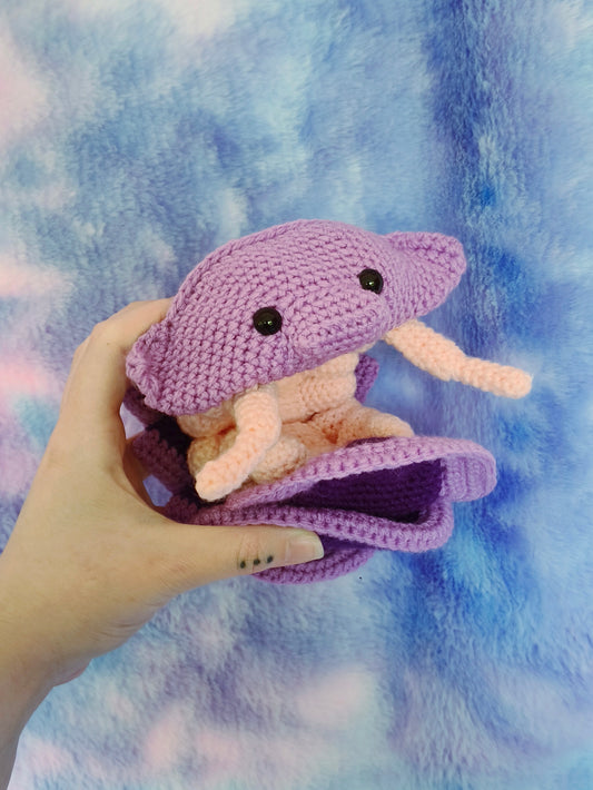 Purple Isopod - Crochet