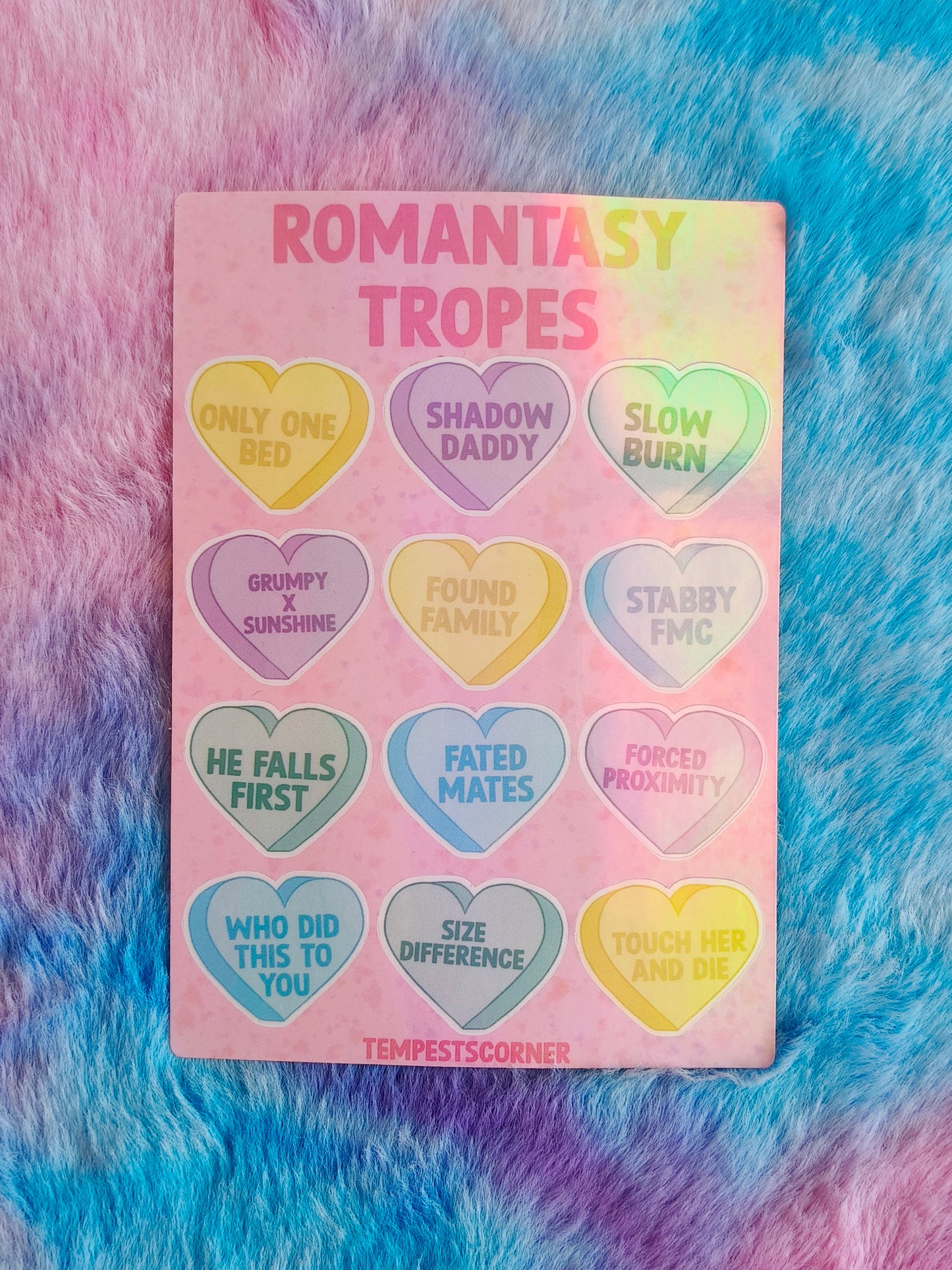 Pastel Romantasy Sticker Sheet A6