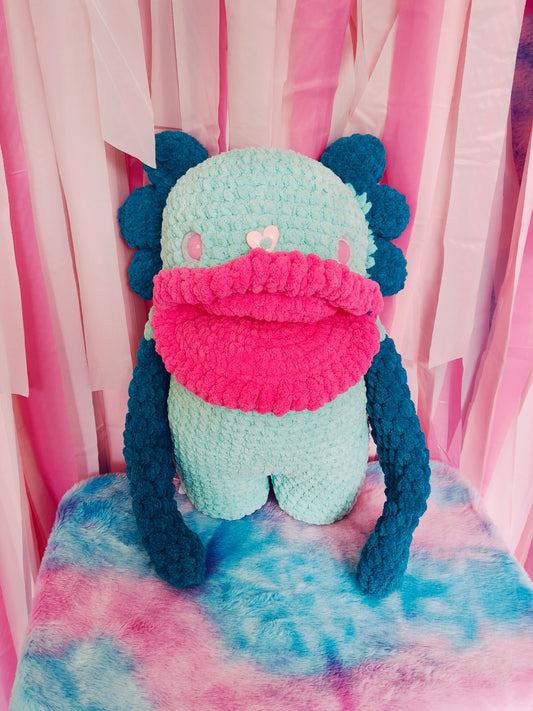 Bobby Blue Boy Crochet Swamp Monster