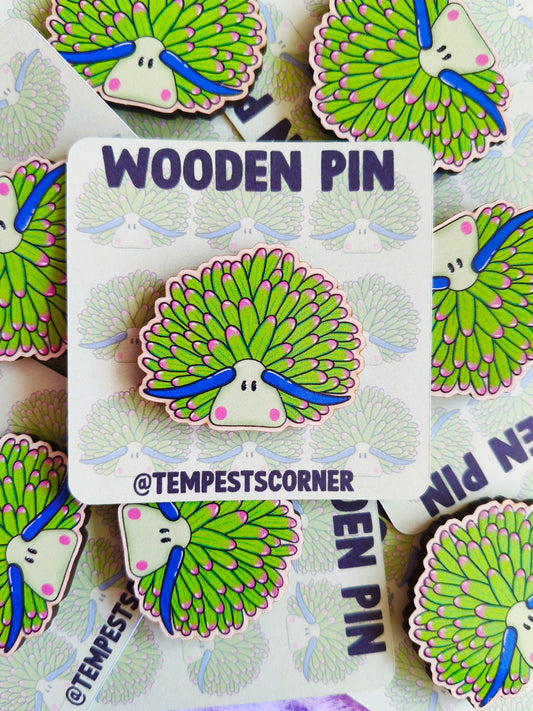 Leaf Sheep - Wooden Pin