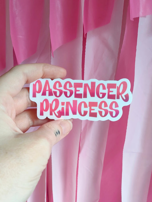 Passenger Princess Sticker