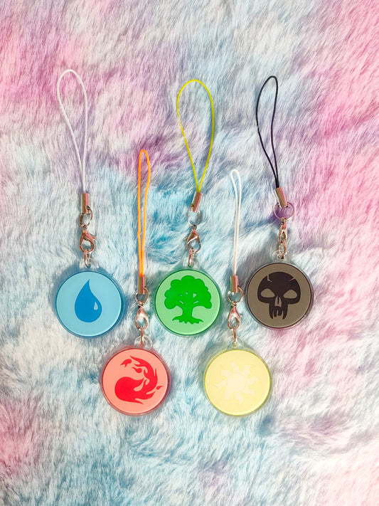 MTG mana symbols  - Acrylic Phone Charm