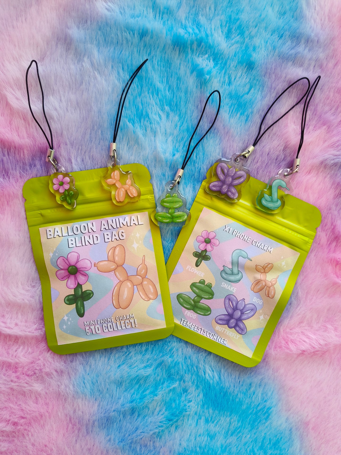 Balloon Animals - Phone Charm Blind Bag