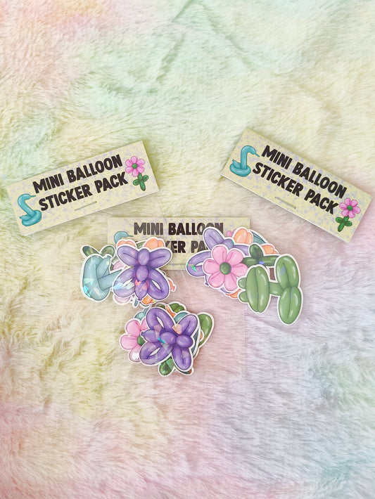 Mini Balloon Sticker Pack