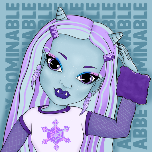 Abby G3 Monster High  A5 square Print