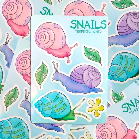 Snail Sticker Sheet