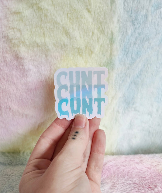 Cunt Cunt Cunt Sticker