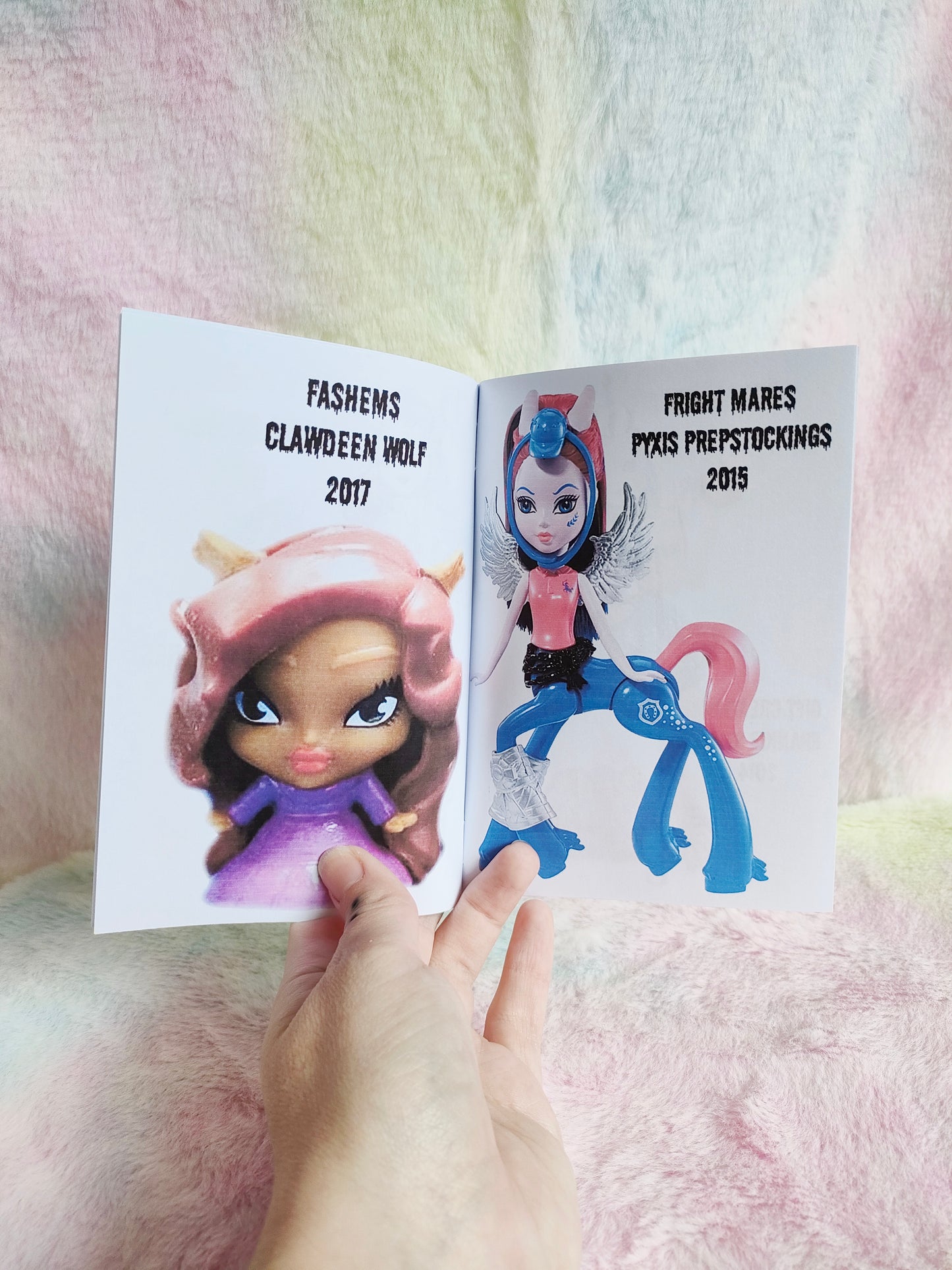 Cursed Monster High Merch- A6 zine