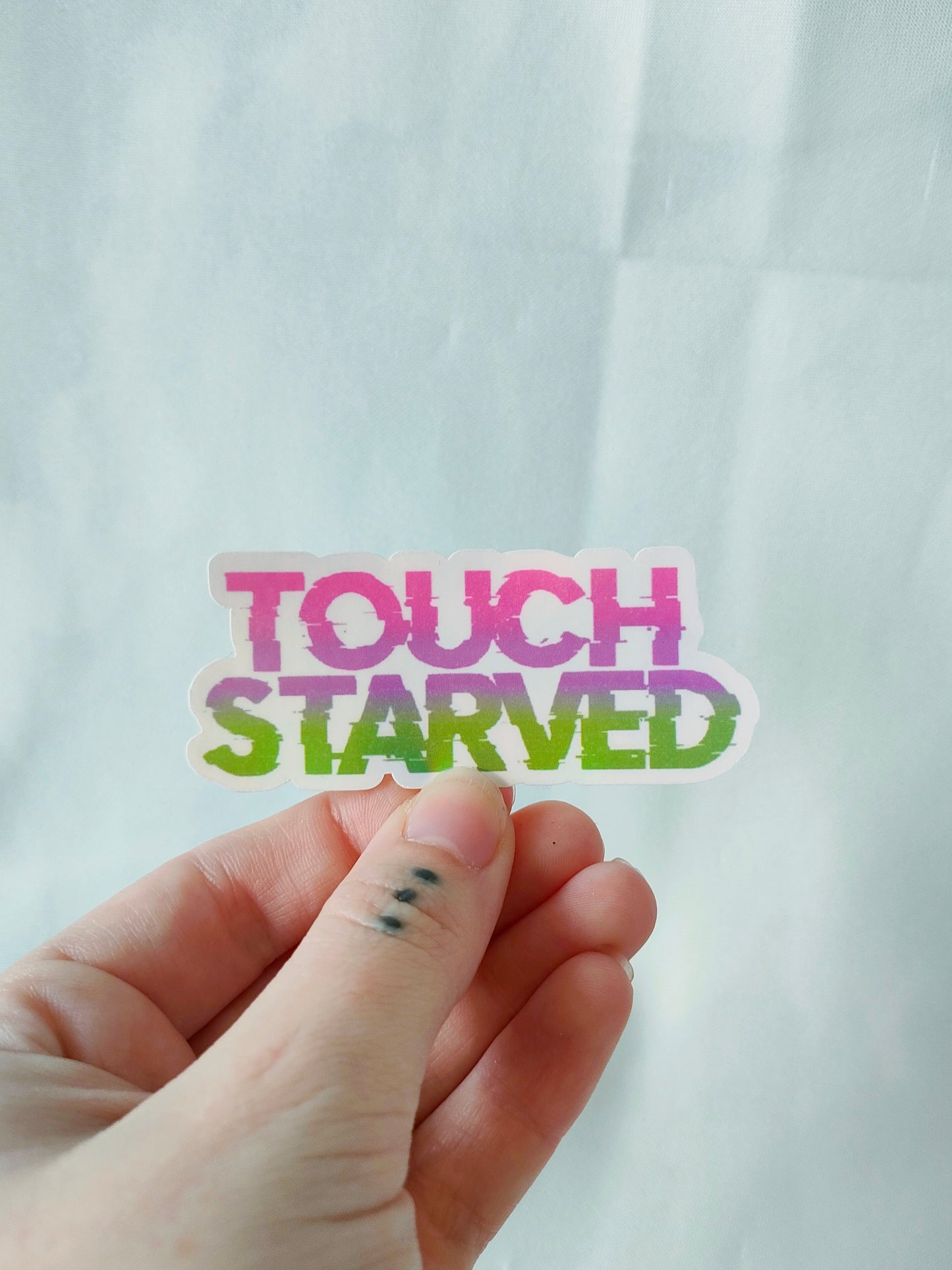 Touch Starved Sticker