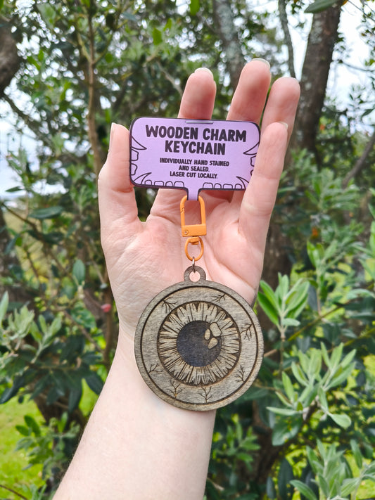 Eyeball - Wooden Charm