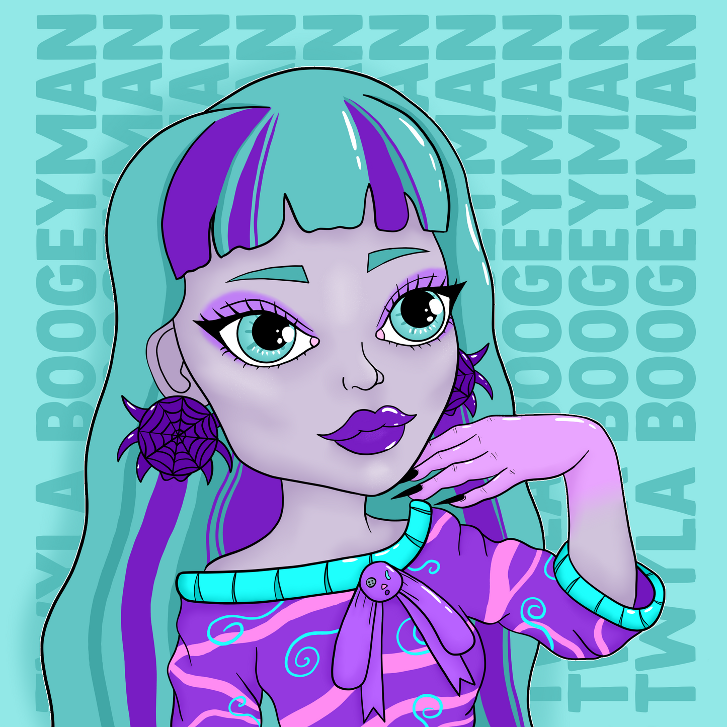 Twyla G3 Monster High  A5 square Print