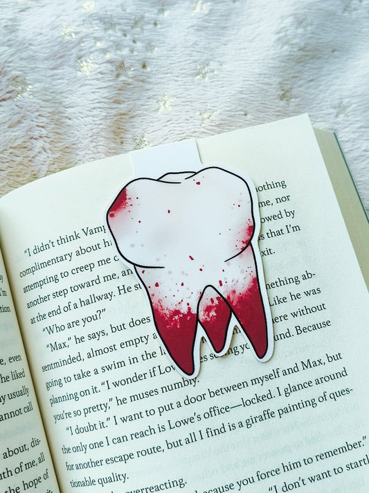 Bloody Tooth Magnetic Bookmark