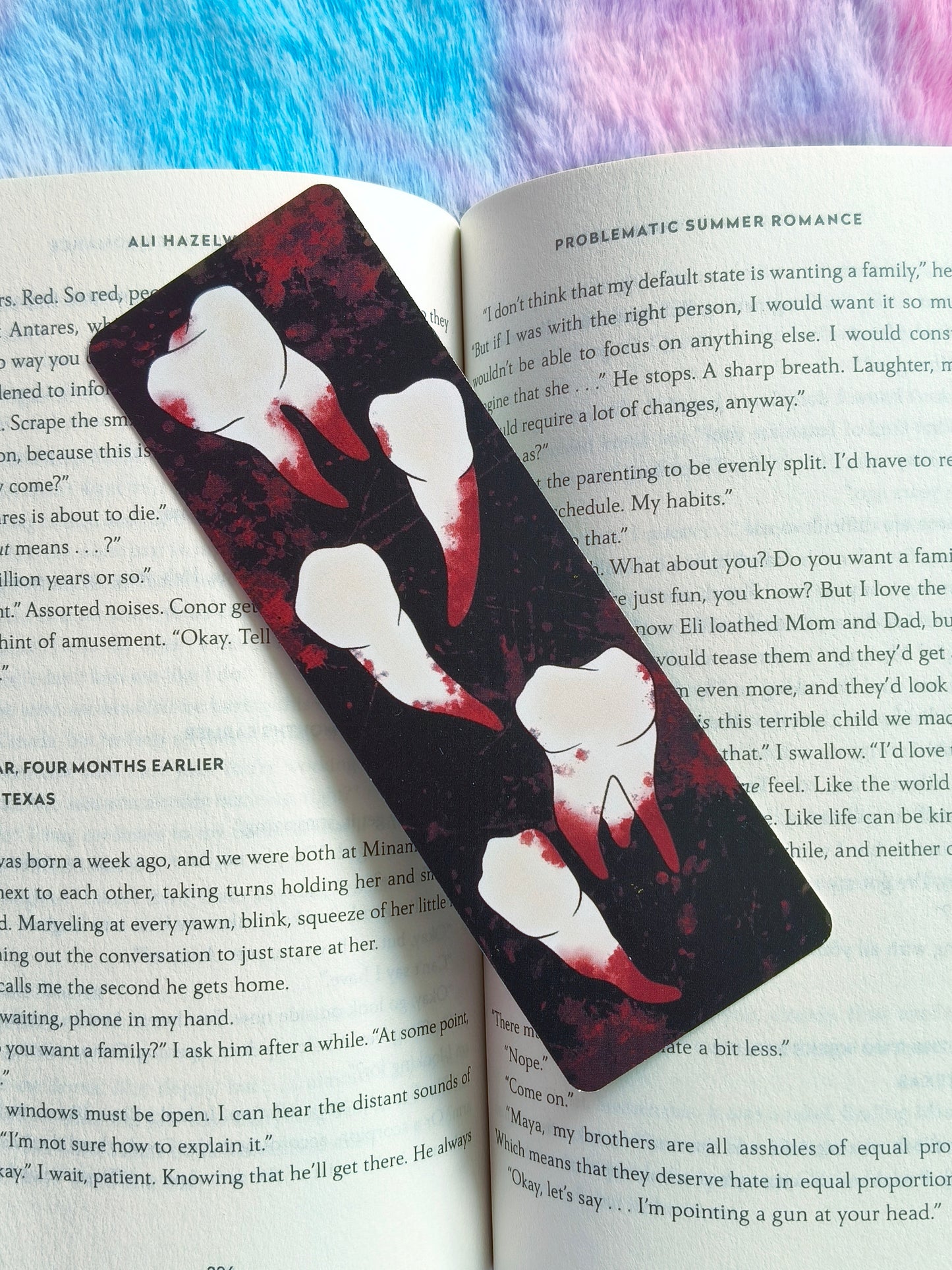 Bloody Teeth Bookmark