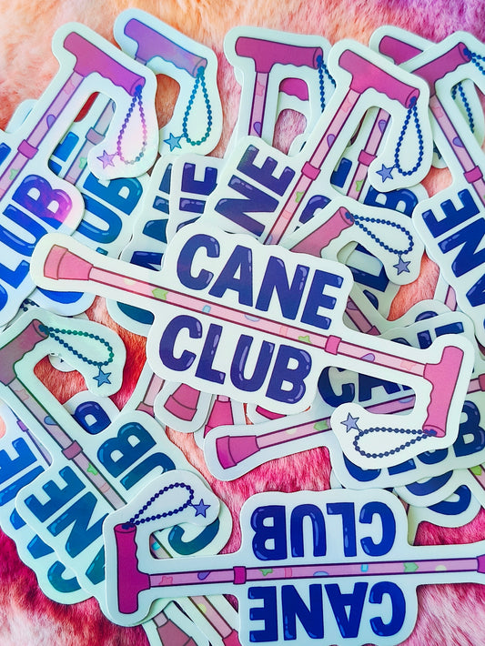 Cane Club Sticker
