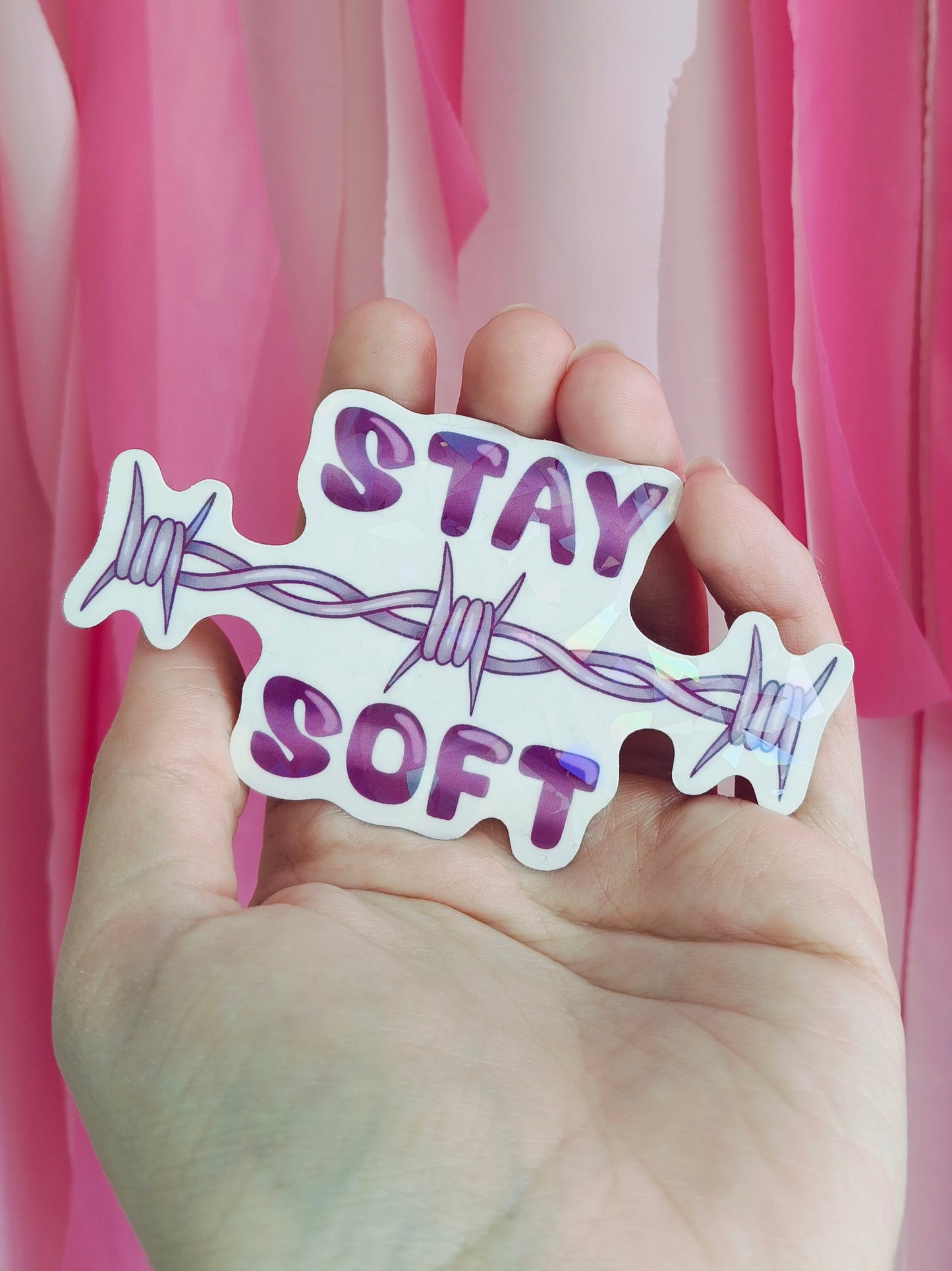 Stay Soft club Sticker