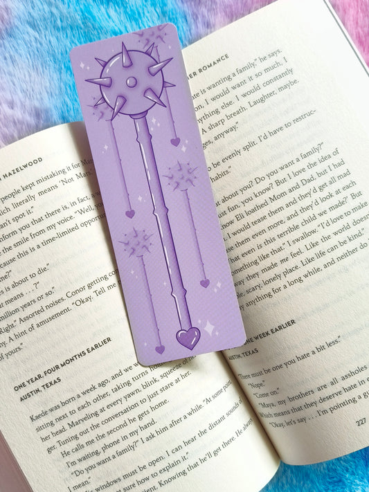 Purple Mace Bookmark