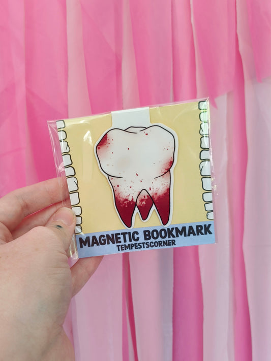 Bloody Tooth Magnetic Bookmark