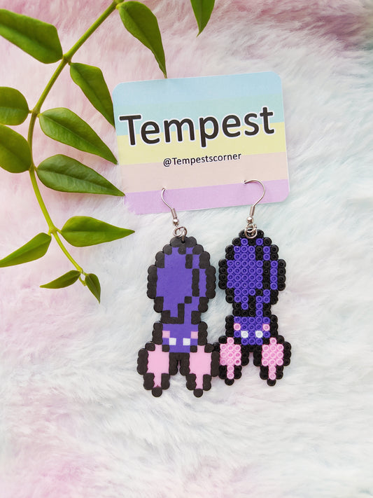 Bat - Perler Earrings